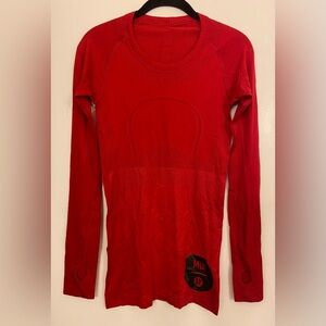 Lululemon Miami Long Sleeve Swiftly Red Size 4